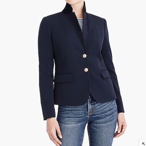 J Crew Navy Blazer Size 14